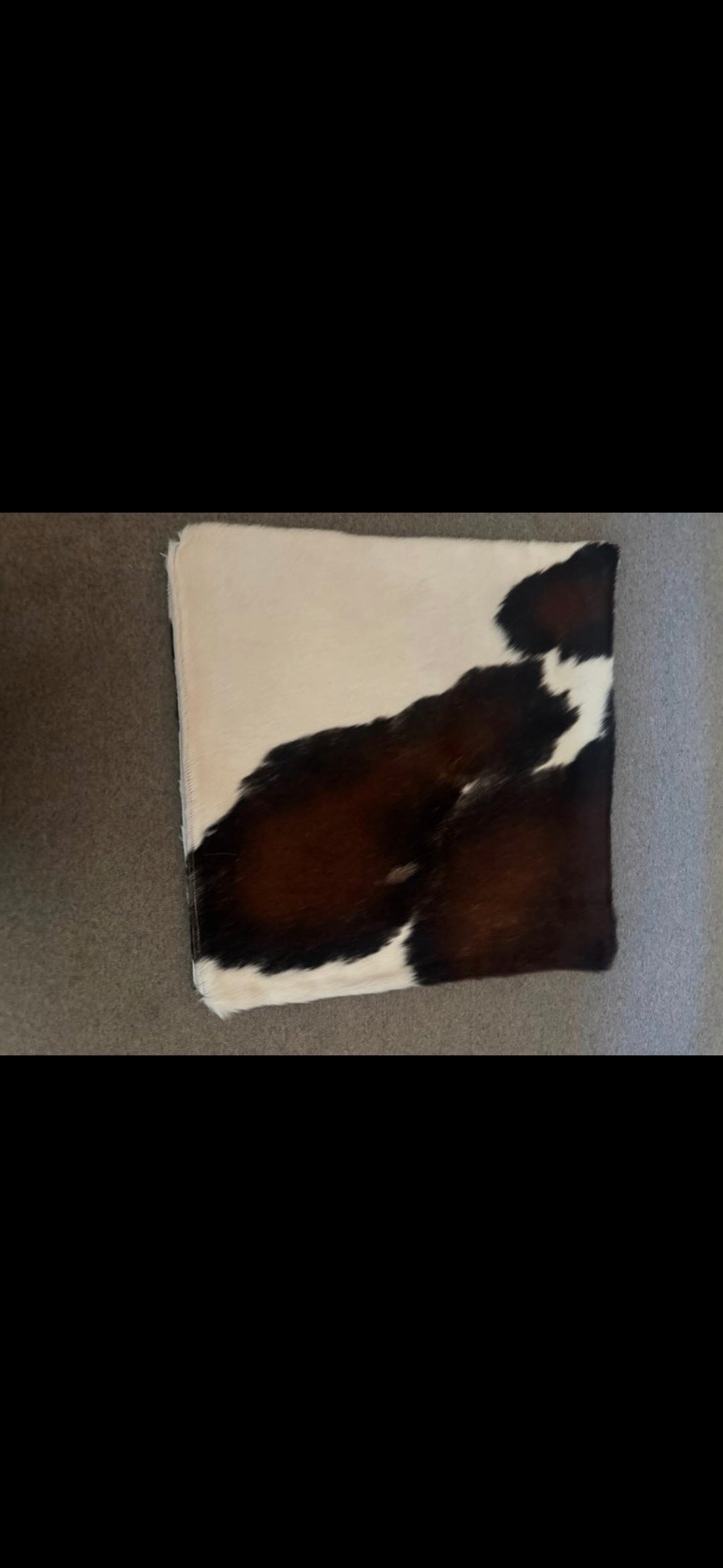 19x19 Handcrafted Cowhide Pillow Covers / Home Decor